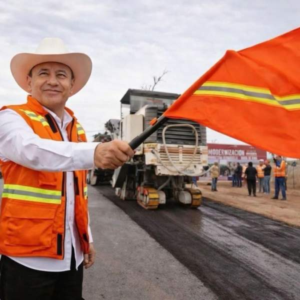 Cuatro carriles Hermosillo-Bahía de Kino es una realidad; Gobernador Durazo arranca obra de modernización